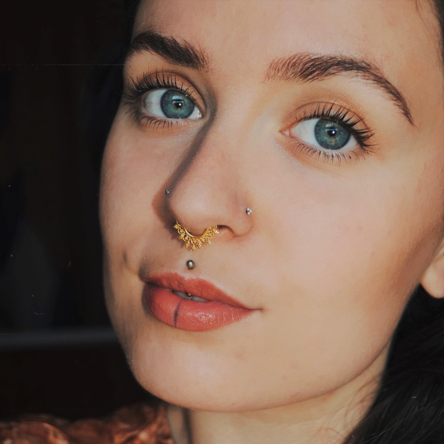 Arches And Dots Septum Ring (code: S12)