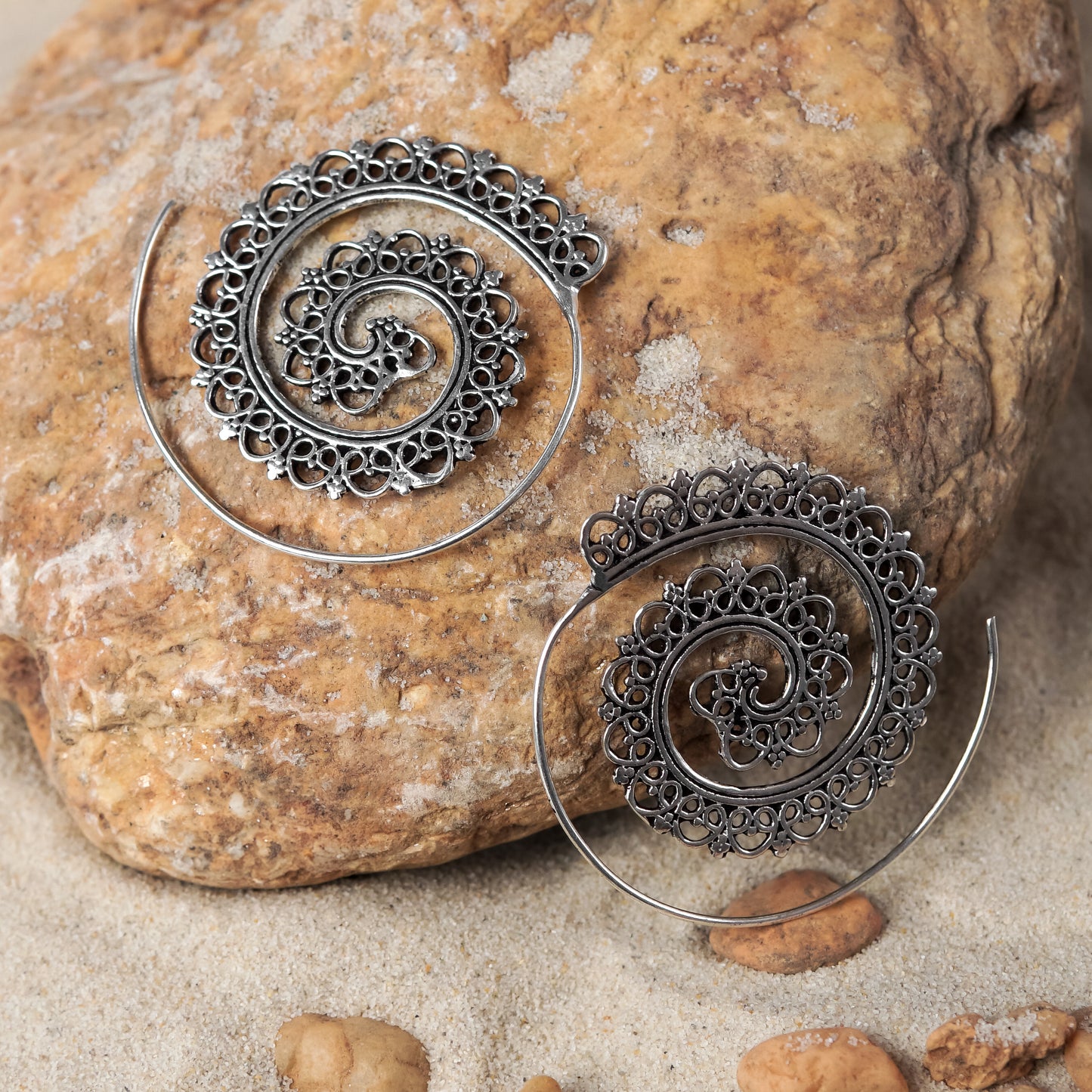 Spiral Arch Earrings (Code: EB1)