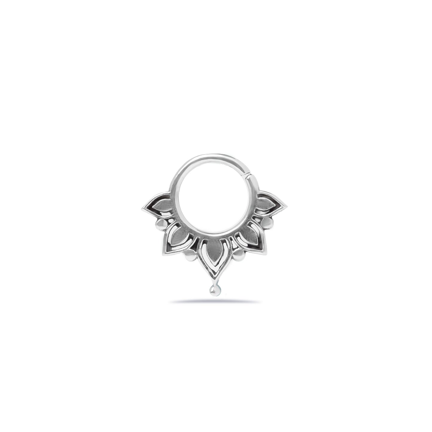Ethnic Lotus Septum Ring (code: G25)