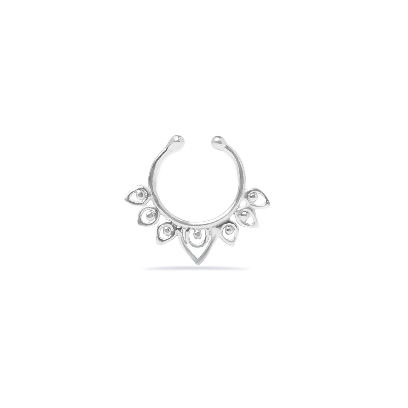 Lotus Flower Fake Septum Piercing (code: SF10)
