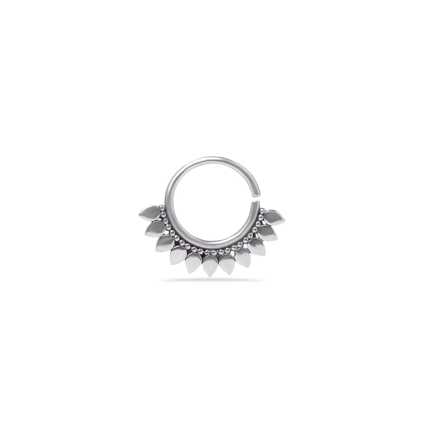 Ethnic Sun With Dots Nose Ring (Code: NL7)