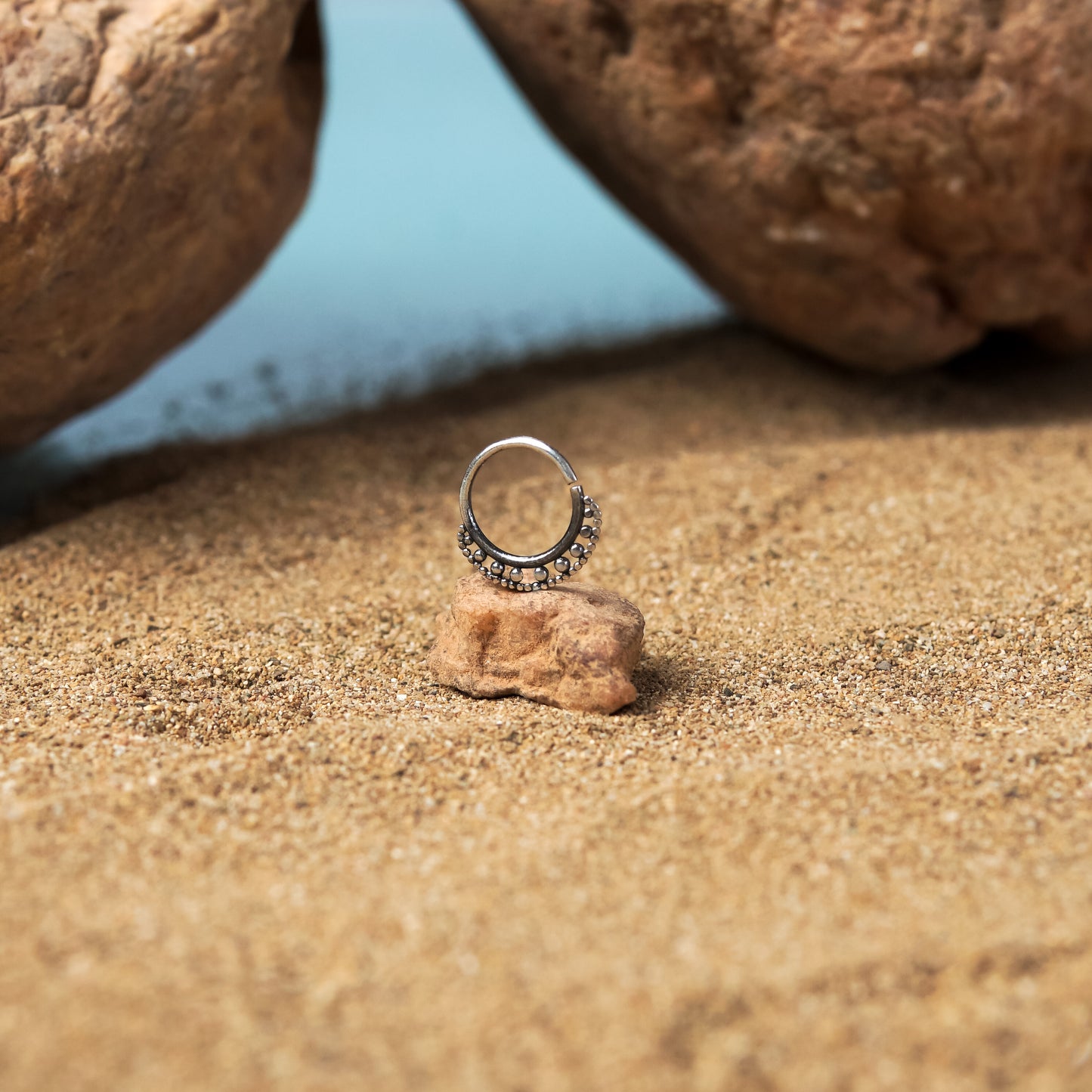 Balls And Dots Nose Ring (Code: NL16)