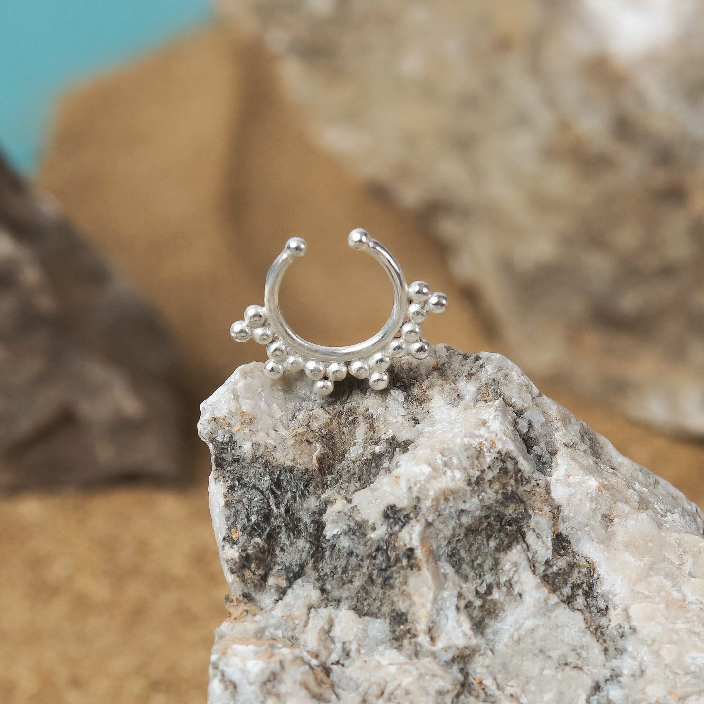 Tribal Dots Fake Septum Piercing (code: SF5)