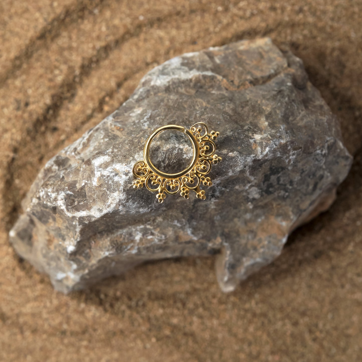 Arches And Dots Septum Ring (code: S12)