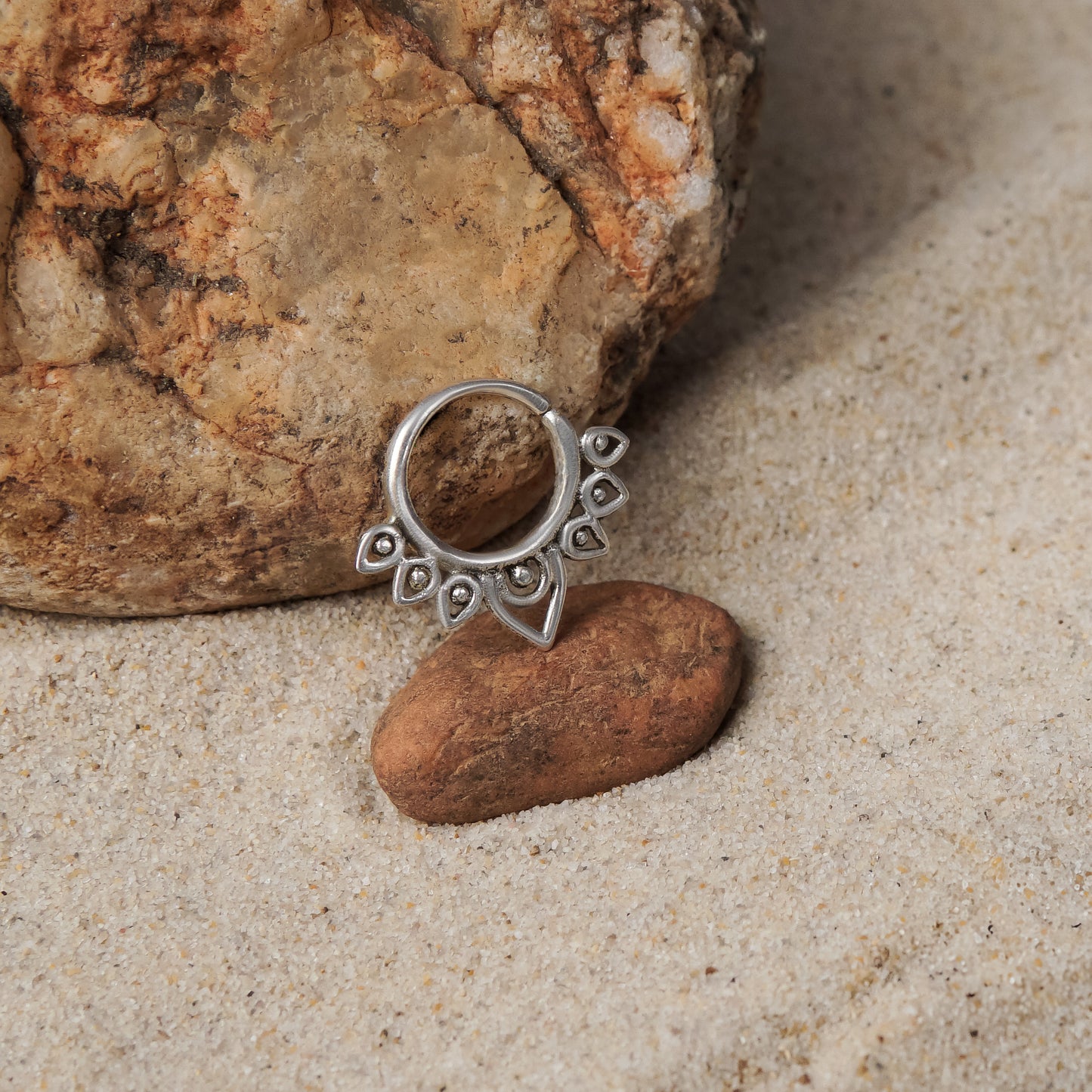 Lotus Flower Septum Ring (code: S10)