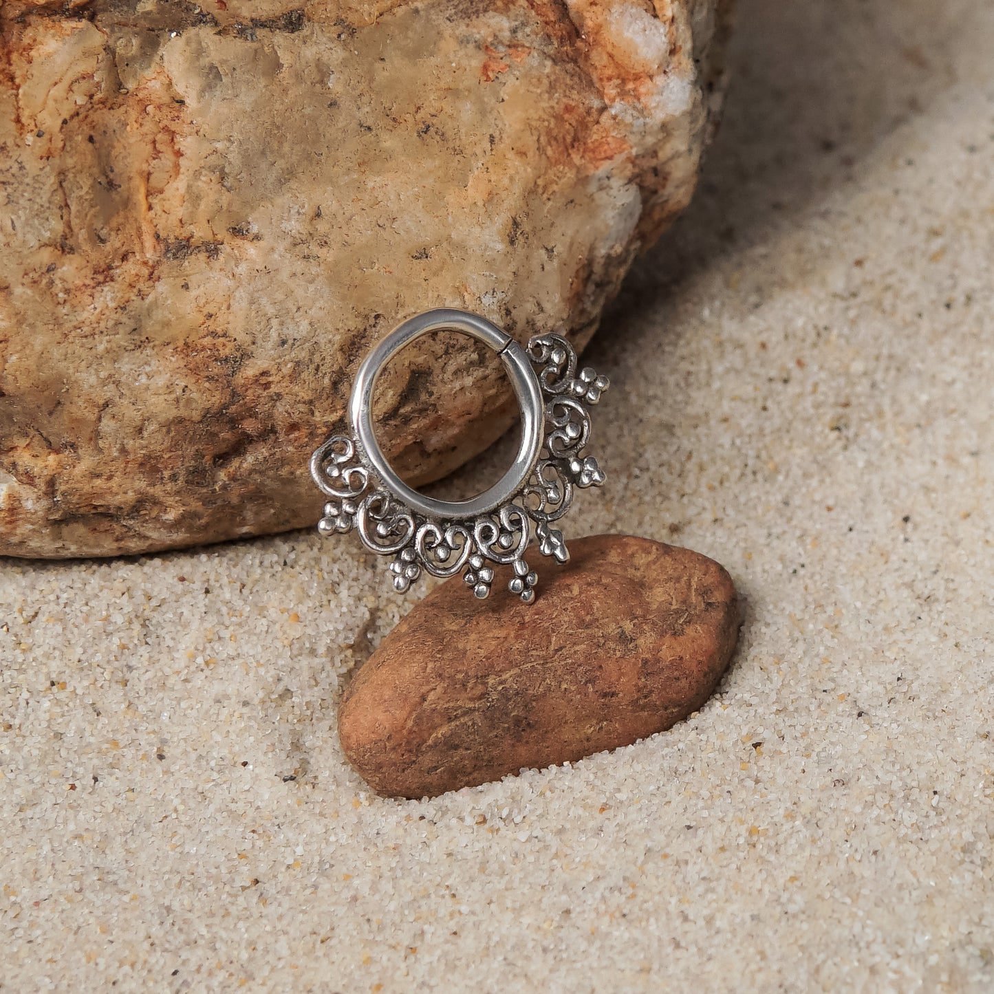Arches And Dots Septum Ring (code: S12)