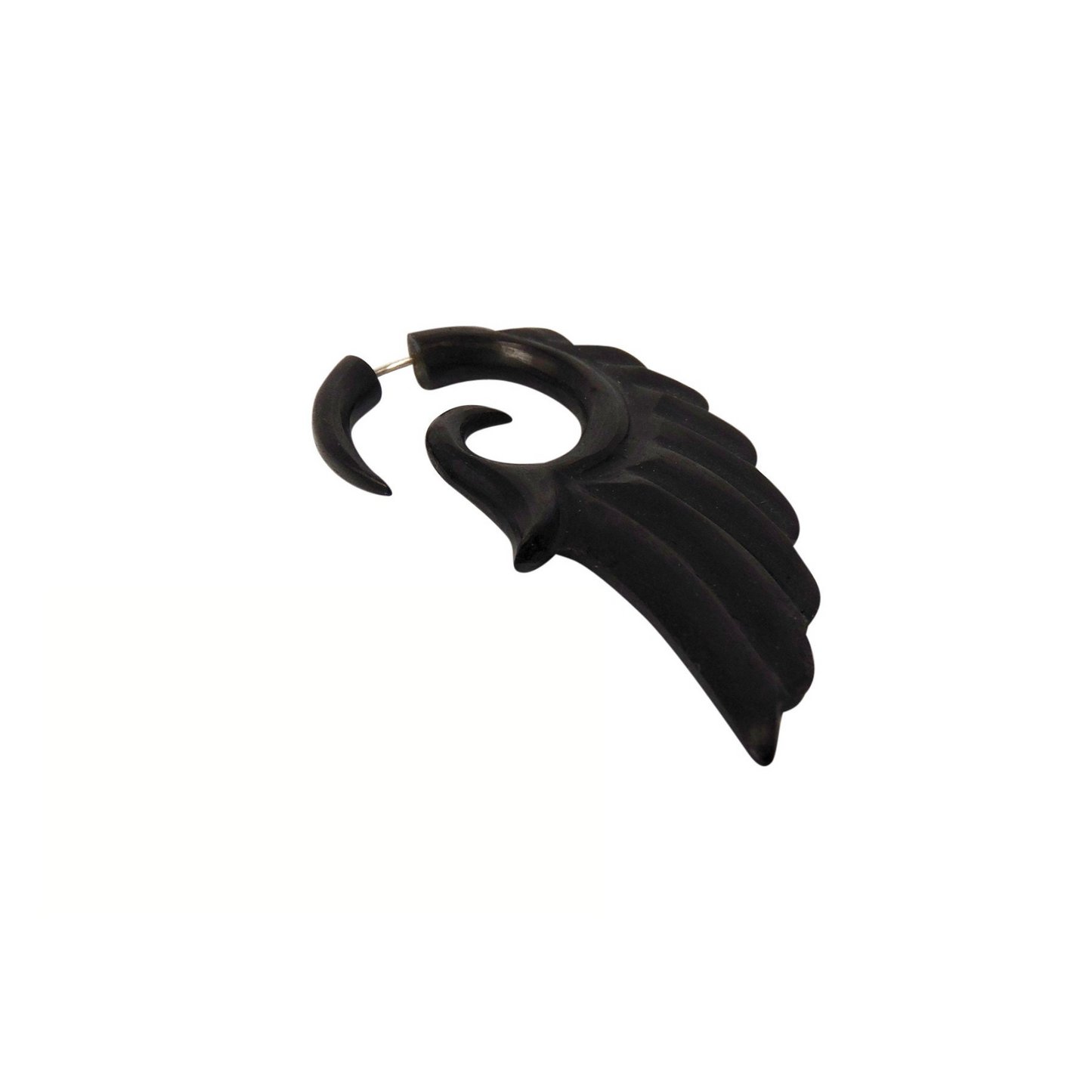 Maya Fake Gauge Earrings made of Wood