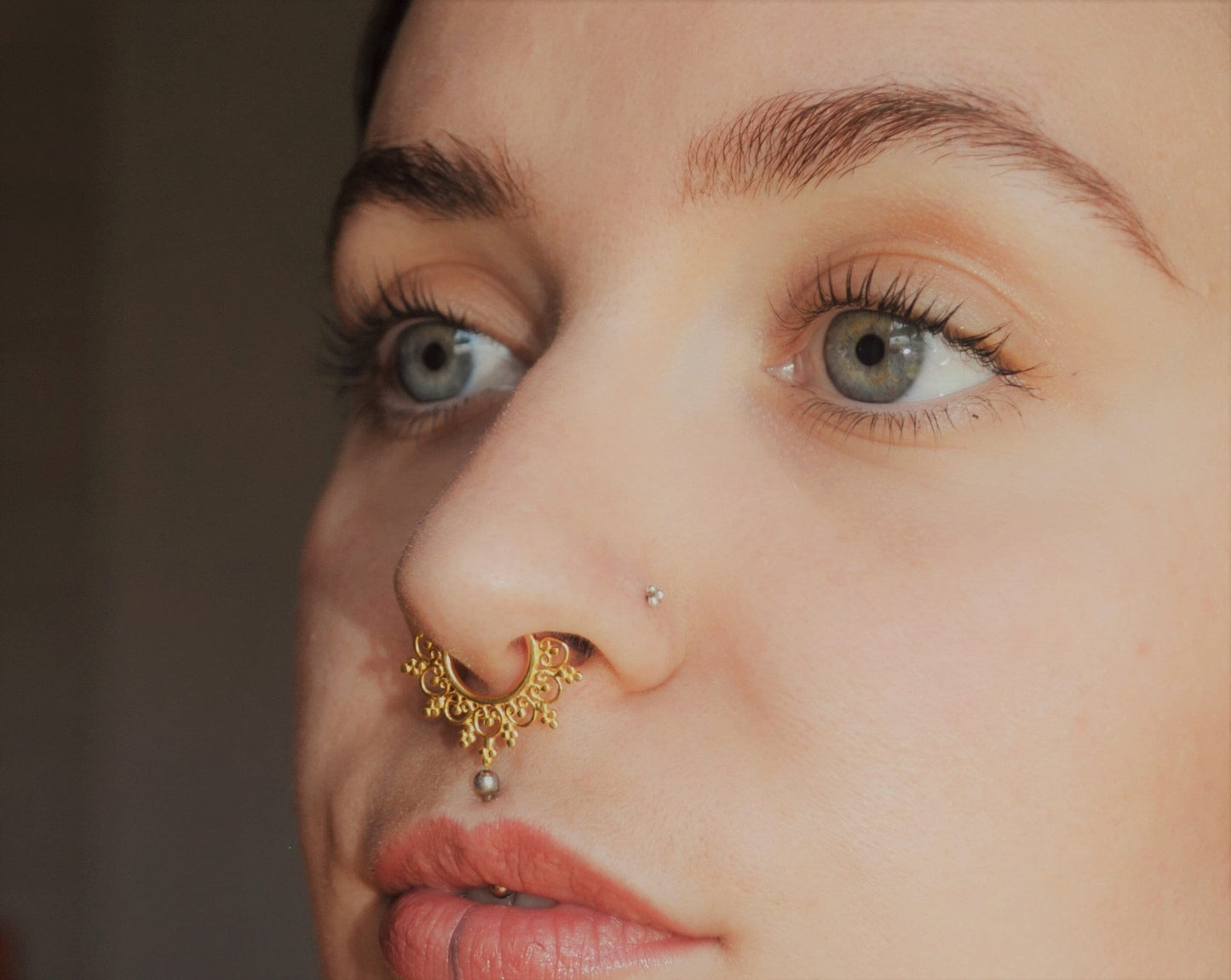 Arches And Dots Septum Ring (code: S12)