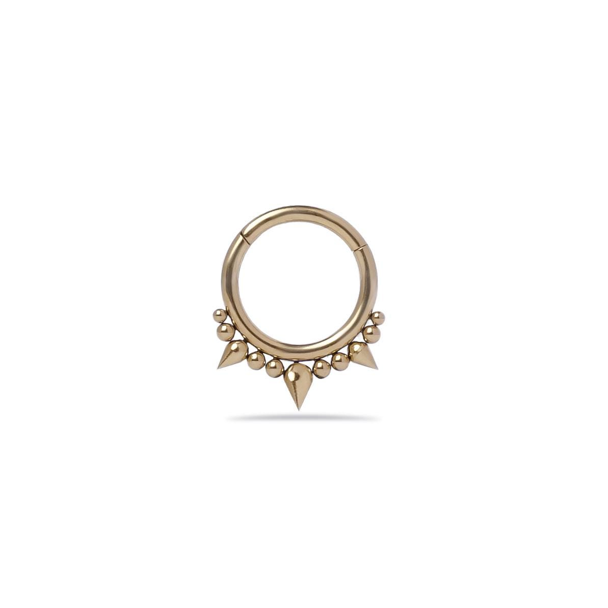 Spike Clicker Septum Ring (code: CLK3)