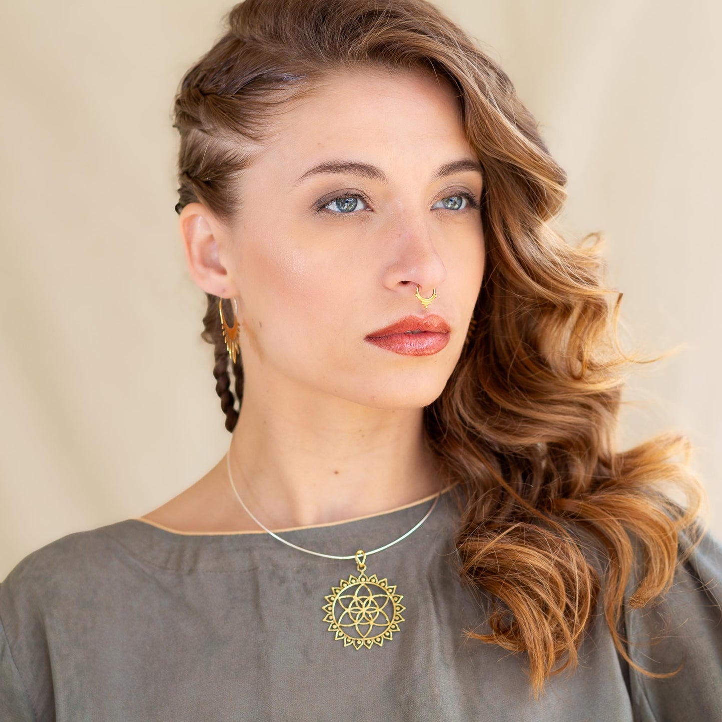 Sun Ray Earrings (Code: ES39)