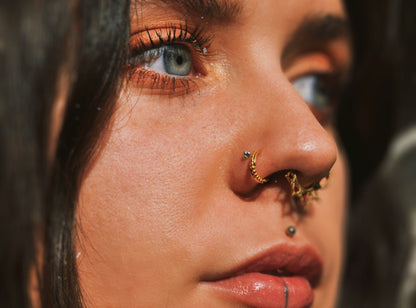 Continuous Dots Nose Ring (Code: NL30)
