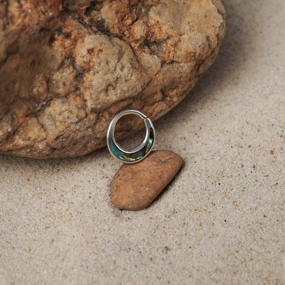 Paua shell Septum Ring (code: S38)