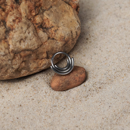 Stacked Clicker Septum Ring (code: CLK1)