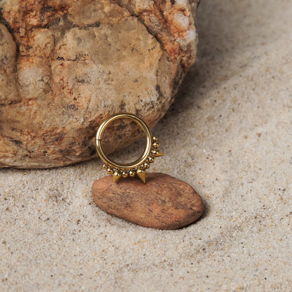 Spike Clicker Septum Ring (code: CLK3)