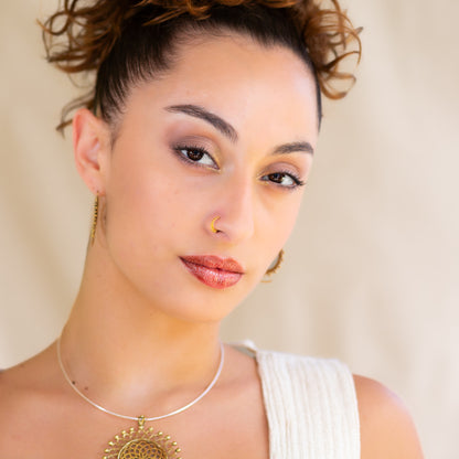 Ethnic Sun Nose Ring (Code: NL1)
