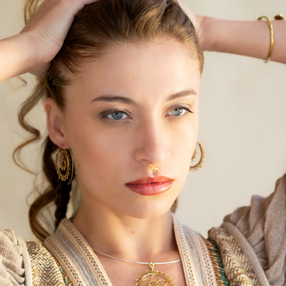 Tribal Dots Fake Septum Piercing (code: SF5)