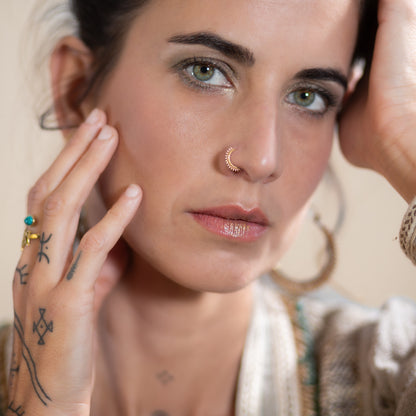 Tribal Dots Nose Ring (Code: NL5)