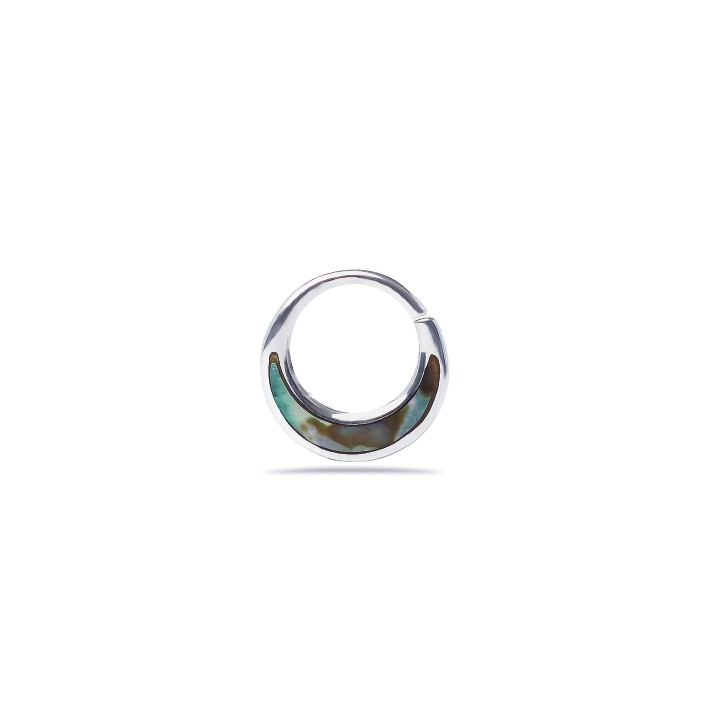 Paua shell Septum Ring (code: S38)