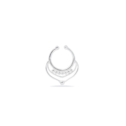 Three-Layered Arch And Dot Fake Septum Piercing (code: SF31)