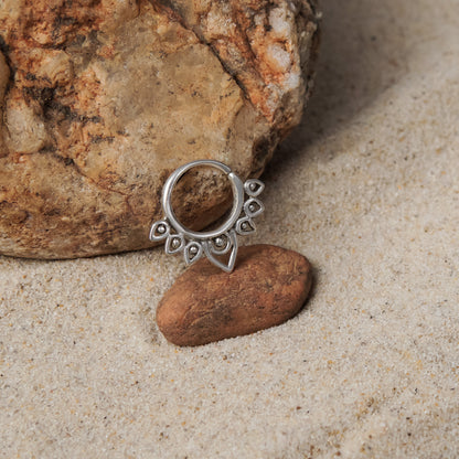 Lotus Flower Septum Ring (code: S10)