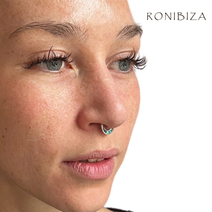 Paua shell Septum Ring (code: S38)