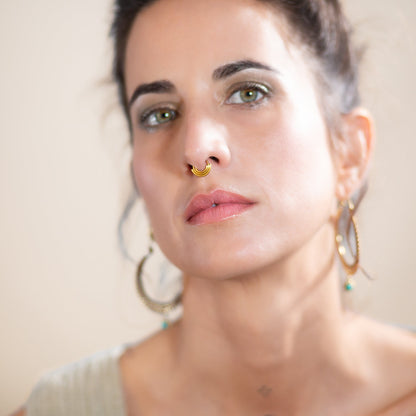 Stacked Clicker Septum Ring (code: CLK1)