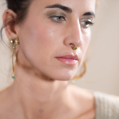 Stacked Clicker Septum Ring (code: CLK1)