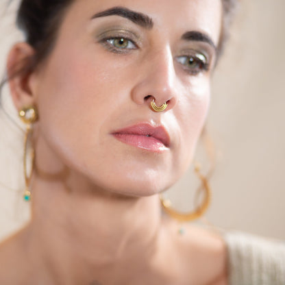 Stacked Clicker Septum Ring (code: CLK1)