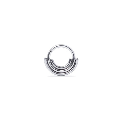 Stacked Clicker Septum Ring (code: CLK1)