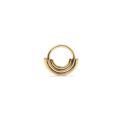 Stacked Clicker Septum Ring (code: CLK1)