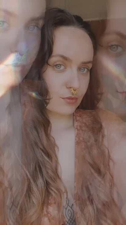 Arches And Dots Septum Ring (code: S12)
